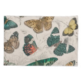 Housse D'oreillers Illustration de papillon antique : 1820 Orfèvre (Dos)