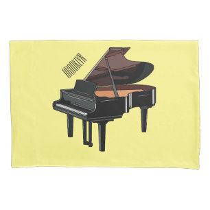 Housse D'oreillers Illustration de piano