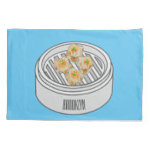 Housse D'oreillers Illustration de Shumai dim sum (Dos)