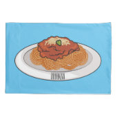 Housse D'oreillers Illustration de Spaghetti (Dos)