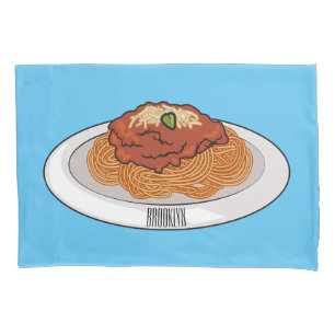 Housse D'oreillers Illustration de Spaghetti
