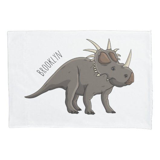 Housse D'oreillers Illustration de Styracosaurus (devant)