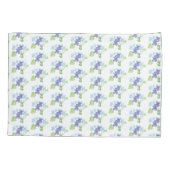 Housse D'oreillers Illustration des fleurs de violet sauvages (Dos)