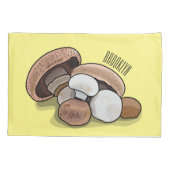 Housse D'oreillers Illustration d'un champignon (Dos)