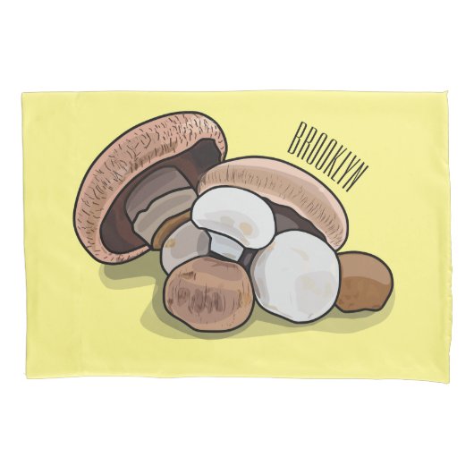Housse D'oreillers Illustration d'un champignon (devant)