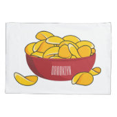Housse D'oreillers Illustration d'une puce de pomme de terre (Dos)