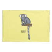 Housse D'oreillers Illustration marmoset commune (Dos)