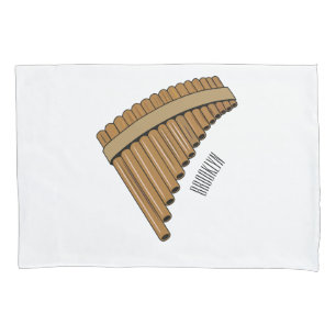 Housse D'oreillers Illustration Pan flûte / panpipes