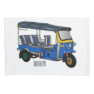 Housse D'oreillers Illustration Tuk tuk
