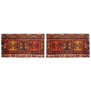 Housse D'oreillers Image d'un tapis vintage. Texture impressionnante
