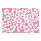 Housse D'oreillers Imaginaire blanc et rose (Dos)