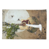 Housse D'oreillers Imaginaire de guitare décoré (Dos)