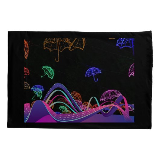 Housse D'oreillers Imaginaire parapluie (Dos)