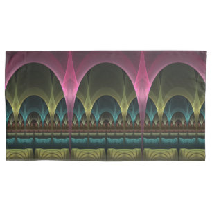 Housse D'oreillers Imaginaire spécial Motif Abstrait coloré Fractal