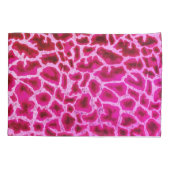 Housse D'oreillers Impression de girafe rose (Dos)