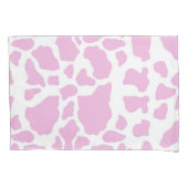 Housse D'oreillers Impression de vache rose (devant)