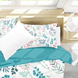 Housse D'oreillers Impression florale moderne