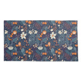 Housse D'oreillers Impression florale scandinave (Dos-gauche)