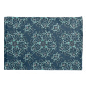 Housse D'oreillers Impression ornementale florale (Dos)