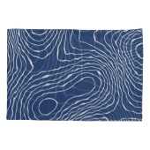 Housse D'oreillers Impression topographique biologique de la ligne te (Dos)