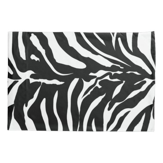 Housse D'oreillers Impression zébrée (Dos)