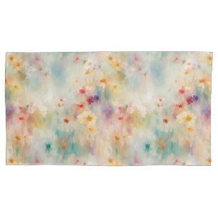 Housse D'oreillers Impressionniste Flower Meadow King Coussin Coque