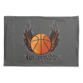 Housse D'oreillers Inarrêtable (basket-ball) (Dos)