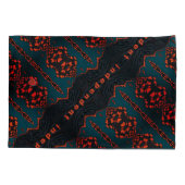 Housse D'oreillers Indépendant en orange et vert (Dos-gauche)