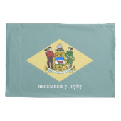 Housse D'oreillers Indicateur d'état du Delaware (Dos)