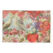 Housse D'oreillers Inséparables Coeur antique Vintage (Dos)