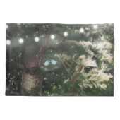 Housse D'oreillers Inséparables + Pine Tree Night Whimsical Nom perso (Dos)