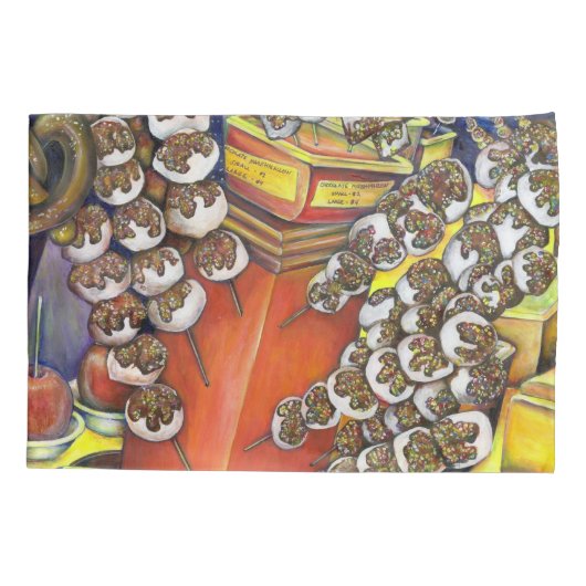 Housse D'oreillers Intersection de l'espace et du commerce (Dos)