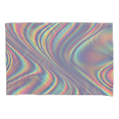 Housse D'oreillers Iridescent Holographic Swirl Texture (devant)