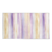 Housse D'oreillers Iris Floral Pourpre Romantique (Dos-gauche)