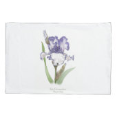 Housse D'oreillers Iris Froissé Violet (Dos)