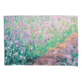 Housse D'oreillers Irises dans le jardin de Monet (devant)