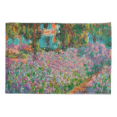 Housse D'oreillers Irises Monet Garden Fleurs Giverny (Dos)