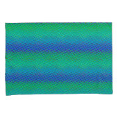 Housse D'oreillers Italien bleu sirène Motif Art Imprimer (devant-Droit)