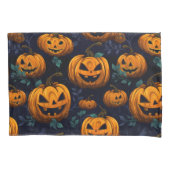 Housse D'oreillers Jack O'Lantern Citrouille  Dark motif (devant-gauche)