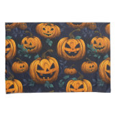 Housse D'oreillers Jack O'Lantern Citrouille  Dark motif (devant-Droit)