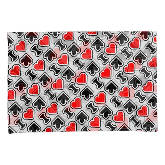 Housse D'oreillers J'adore le DDR. (devant-Droit)