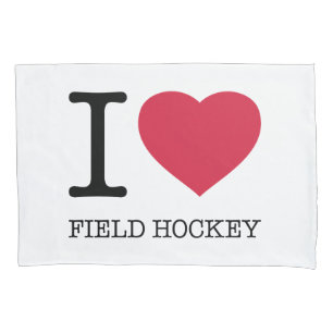 HOUSSE D'OREILLERS J'AIME LE HOCKEY SUR LE TERRAIN