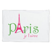 Housse D'oreillers J'aime Paris (Dos)