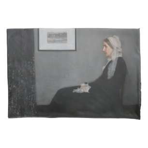 Housse D'oreillers James Whistler - Portrait de la mère de l'artiste