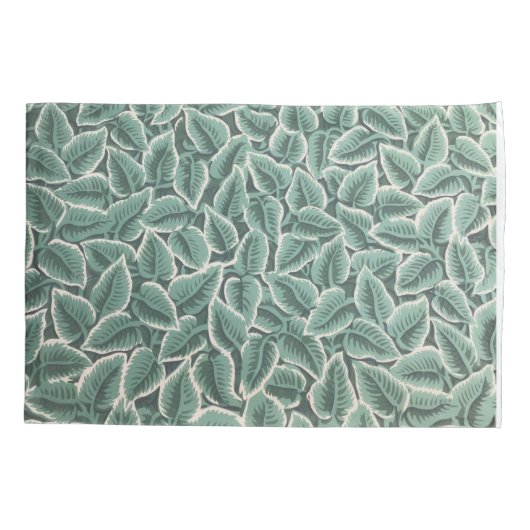 Housse D'oreillers Jane Austen's Home Leaf Wallpaper (Dos)