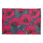 Housse D'oreillers Jardin à pavot nocturne (Dos)