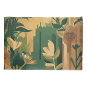 Housse D'oreillers Jardin Abstrait : Botanique (Dos)