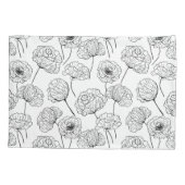 Housse D'oreillers Jardin de coquelicots (Dos)