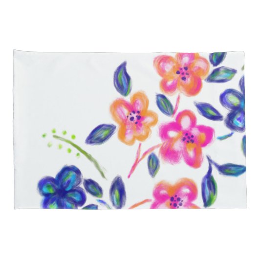 Housse D'oreillers Jardin fleuri (Dos-Droit)