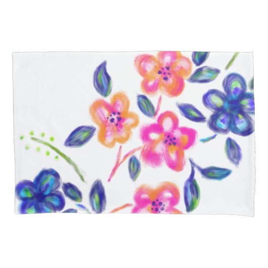 Housse D'oreillers Jardin fleuri (devant-gauche)